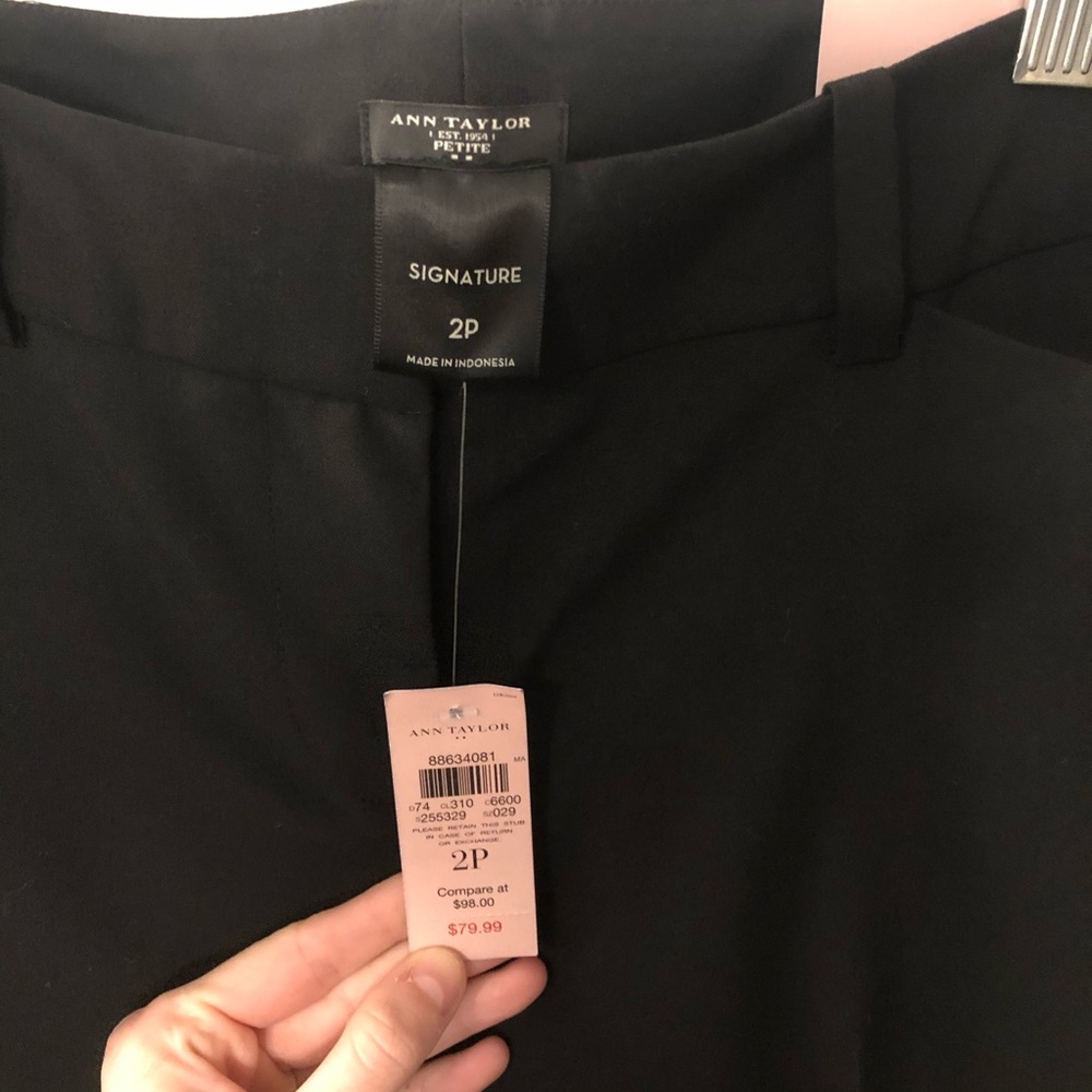 NWT Ann Taylor black pants